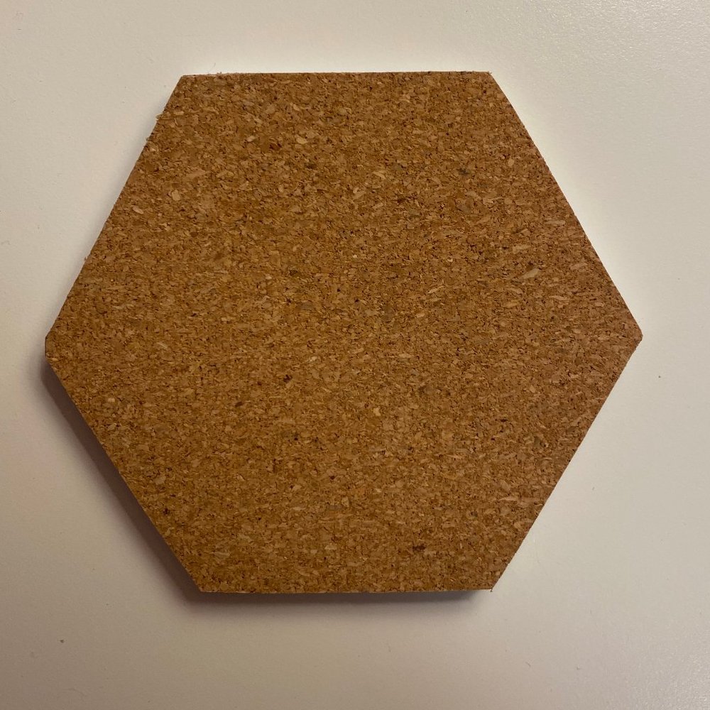 4" Hexagon Marble Coaster - Picture 2 of 2